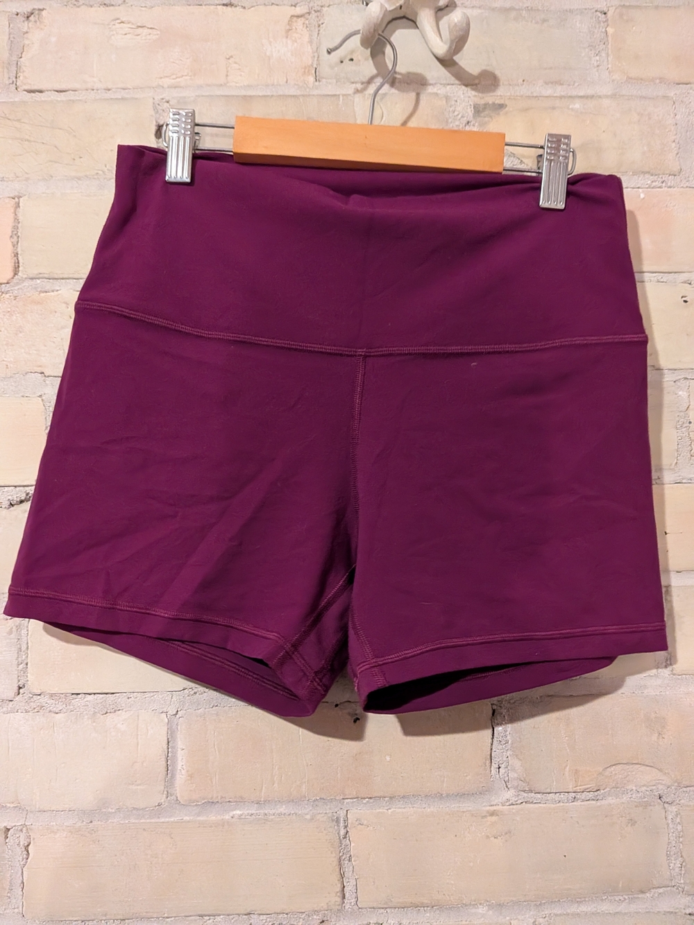 Lululemon High-Rise Bike Shorts Purple